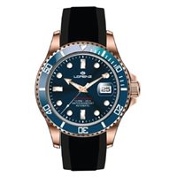 Reloj Lorenz Hombre Doppia Iniezione in Acero chapado en oro rosa 030197MM - 030197MM
